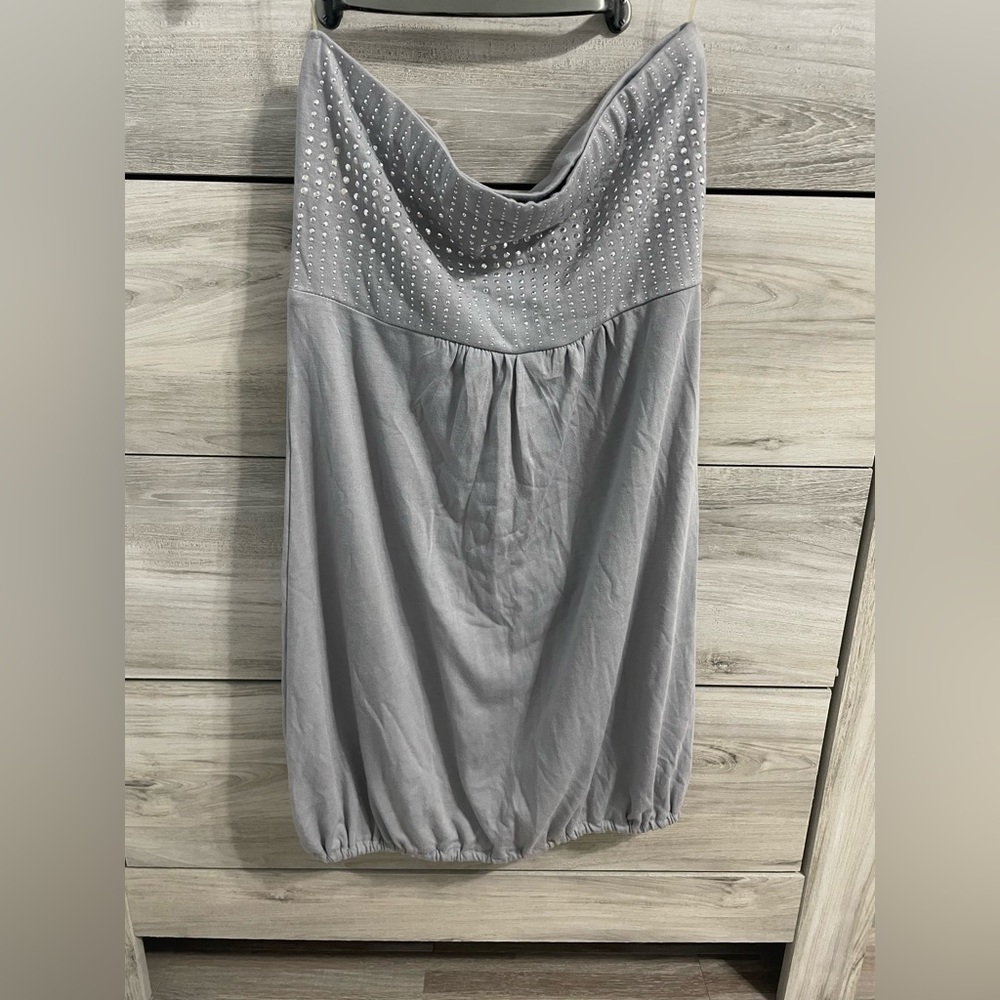 Vixen tube top dress/shirt with sequins.